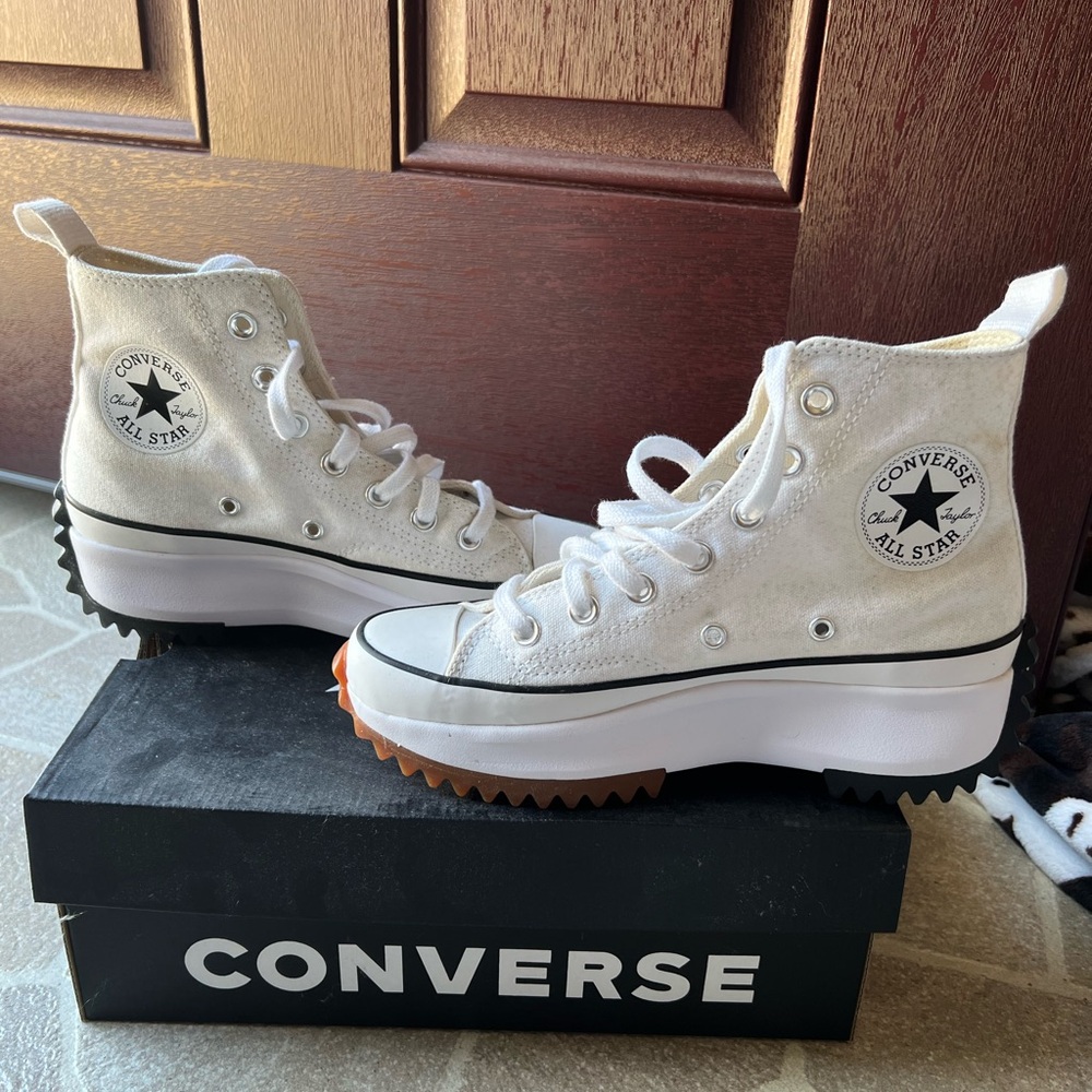 Converse Run Star Hike Canvas Platform Sneaker